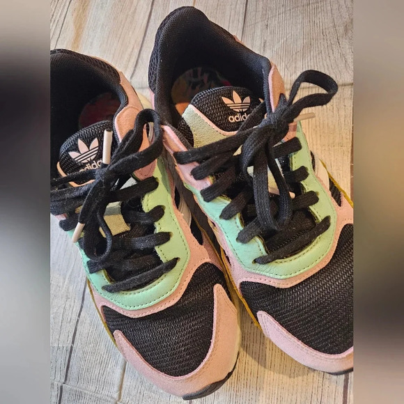 Adidas Originals Tresc Run Boost Pink Multi Women's Size 8 Shoes Sneakers Retro - Picture 11 of 11